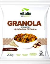 Granola Integral Sem Glúten Quinoa com Castanha Vitalin 200g