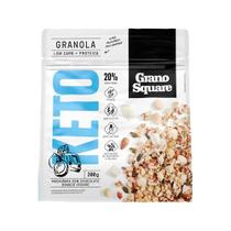 Granola Keto Macadâmia com Chocolate Branco GranoSquare 200g