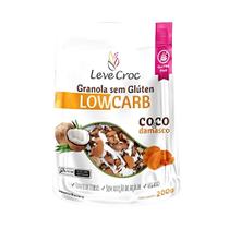 Granola Low Carb de Coco e Damasco Sem Glúten Leve Crock 200g