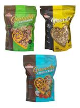 Granola Takinutri Kit 3 Tipos Castanhas Premium Frutas Zero