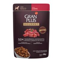GRANPLUS SACH GOURM CAO AD CARNE 100g - pack com 18 um - Guabi