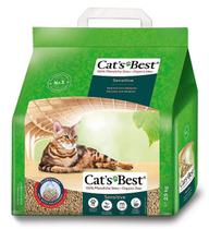 Granulado areia Ecológico para gatos Cat's Best Sensitive Peso:2,9 Kg