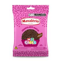 Granulado Chocolate Macio 120g Mavalério Para Doces Granulado Chocolate Macio 120g Mavalério Para Doces