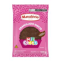 Granulado Chocolate Macio 500g Mavalério Para Doces Granulado Chocolate Macio 500g Mavalério Para Doces