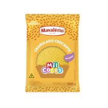 Granulado Crocante Amarelo Aquarela 500g - Mavalério Granulado Crocante Amarelo Aquarela 500g - Mavalério