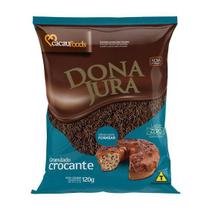 Granulado Crocante Chocolate 0 Lactose Ótimo p/Docinhos 120g - Cacau Foods