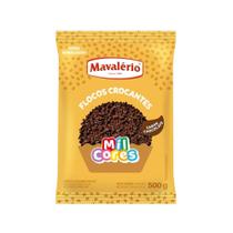Granulado Crocante Chocolate Flocos 500g - Mavalério Granulado Crocante Chocolate Flocos 500g - Mavalério