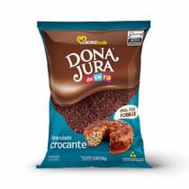 Granulado Crocante Decorativo Bolos Doces Chocolate Bag 1,005kg Dona Jura Granulado Crocante Decorativo Bolos Doces Chocolate Bag 1,005kg Dona Jura