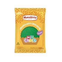 Granulado Crocante Verde Aquarela 500g - Mavalério Granulado Crocante Verde Aquarela 500g - Mavalério