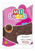 Granulado Flocos Macio Sabor Chocolate Mil Cores 2,5kg