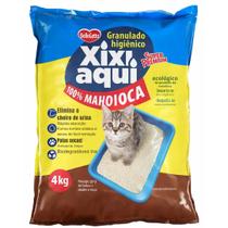 Granulado Higiênico 100% Mandioca Xixi Aqui 4kg Bellogatto Granulado Higiênico 100% Mandioca Xixi Aqui 4kg Bellogatto