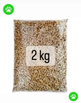 Granulado higiênico de madeira - 2 kg Granulado higiênico de madeira - 2 kg