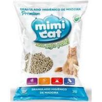 Granulado Higiênico de Madeira Mimicat 15 kg Premium para Gatos