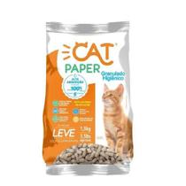 Granulado Higiênico Gatos Cat Paper 1,3kg - Fardo Com 6 Pcts.