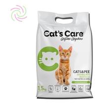 Granulado Higiênico p/ Gatos Areia Cat's Care Cats&Pee 1,5kg