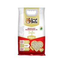 Granulado Higiênico Premium Biodegradável Tofu Great Pets Natural 2 kg