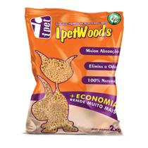 Granulado Ipet Woods de Madeira para Gatos Granulado Ipet Woods de Madeira para Gatos