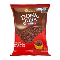 Granulado macio 130g dona jura Cacau foods