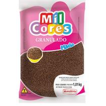 Granulado macio sabor chocolate mil cores 1,01kg mavalério Granulado macio sabor chocolate mil cores 1,01kg mavalério