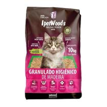 Granulado Sanitário De Madeira Ipetwoods - Pacote 10 kgs Granulado Sanitário De Madeira Ipetwoods - Pacote 10 kgs