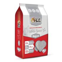 Granulado Sanitario Great Pets White Snow Natural 4kg P/Gatos