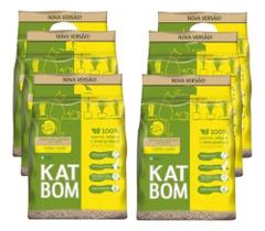 Granulado Sanitário Para Gato Katbom Capim Limão - Cx C/6UN Granulado Sanitário Para Gato Katbom Capim Limão - Cx C/6UN