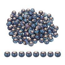 Grânulos de cerâmica PATIKIL 8mm redondos pretos azuis para fabricação de joias Grânulos de cerâmica PATIKIL 8mm redondos pretos azuis para fabricação de joias
