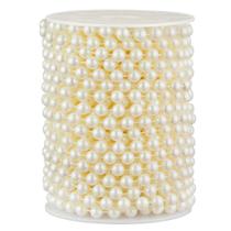 Grânulos de pérolas artificiais Garland ZPEXRV 14,7 m, marfim, 8 mm Grânulos de pérolas artificiais Garland ZPEXRV 14,7 m, marfim, 8 mm