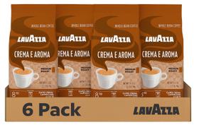 Grãos de café Lavazza Crema E Aroma 6x1 kg de torrefação média Grãos de café Lavazza Crema E Aroma 6x1 kg de torrefação média