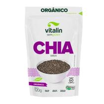 Grãos de Chia Orgânica Vitalin 120g