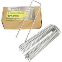 Grapas para Jardinería Sprigra de Acero Galvanizado de 6 pulgadas, Pack de 125