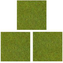 Grass Mat Model Railway Scenery, 3 peças, 20x20cm, verde claro Grass Mat Model Railway Scenery, 3 peças, 20x20cm, verde claro