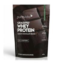 Grassfed Whey Protein 450g Chocolate Belga Puravida Sabor:Chocolate Belga Grassfed Whey Protein 450g Chocolate Belga Puravida Sabor:Chocolate Belga