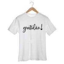 Gratidão Camisa Branca