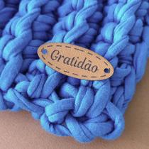 Gratidão Oval Feitas em material sintético 50 unidades