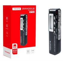 Gravador 8gb Digital De Voz Espião Grava Até 24 Dias Direto - Enviamos no mesmo dia