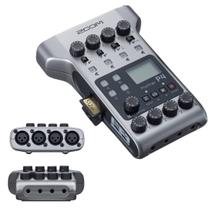 Gravador Áudio Multipista 4 Canais Zoom Podtrak P4 Portátil Para Podcast 48V