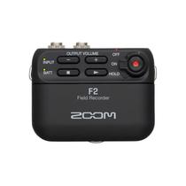 Gravador de Áudio Portátil Zoom F2 - Preto