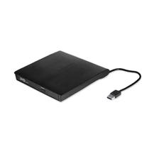 Gravador De CD/DVD Externo Preto Usb 3.0 Slim, Mac Notebook, Ultrabook, PC - BRINGIT