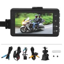 Gravador de Condução de Motocicleta Qiilu 1080p HD - À Prova D'Água