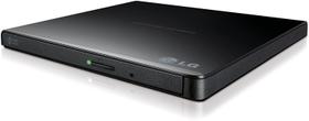 Gravador de DVD Externo Ultrafino 8x USB 2.0 com Suporte M-DISC - Preto - LG