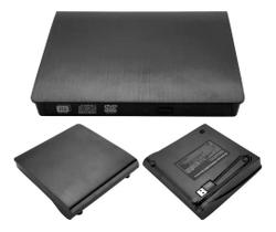 Gravador De Dvd Leitor Cdrom Externo Usb 3.0 Portátil