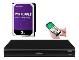 Gravador De Imagem 32 Canais Imhdx 3132 Intelbras 2tb Purple