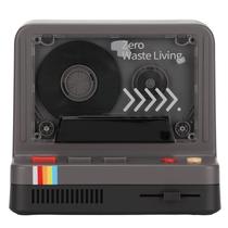 Gravador de Leitor de Cassetes Bluetooth Yunseity X20 Preto Gravador de Leitor de Cassetes Bluetooth Yunseity X20 Preto