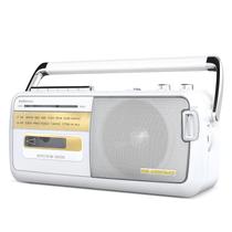 Gravador de toca-fitas retrô Boombox Audiocrazy Rádio AM/FM