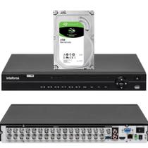 Gravador de vídeo de câmeras de segurança Intelbras MHDX 1232 de 32 canais c/hd 2tb Gravador de vídeo de câmeras de segurança Intelbras MHDX 1232 de 32 canais c/hd 2tb