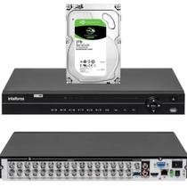 Gravador de vídeo de câmeras de segurança Intelbras MHDX 1232 de 32 canais c/hd 3tb Gravador de vídeo de câmeras de segurança Intelbras MHDX 1232 de 32 canais c/hd 3tb