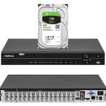 Gravador de vídeo de câmeras de segurança Intelbras MHDX 1232 de 32 canais c/hd 6tb Gravador de vídeo de câmeras de segurança Intelbras MHDX 1232 de 32 canais c/hd 6tb