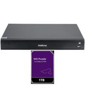 Gravador de Vídeo Nvd 1516-P Intelbras 16 canais PoE HD 1TB Purple