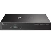 Gravador de Vídeo NVR Tp-link Vigi NVR1008H-8MP PoE+, 8 Canais, H.265+, Preto